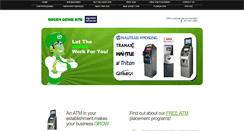 Desktop Screenshot of greengenieatm.com